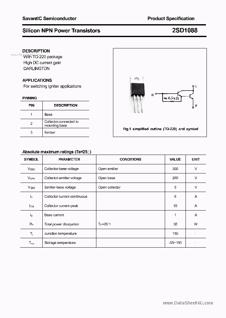 2SD1088_1544607.PDF Datasheet