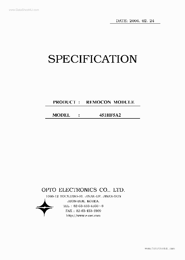 451HF5A2_1537383.PDF Datasheet