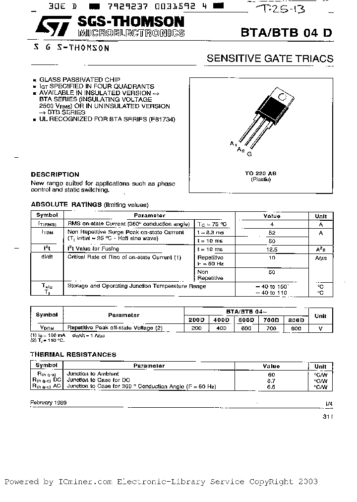 BTA04-800D_868275.PDF Datasheet