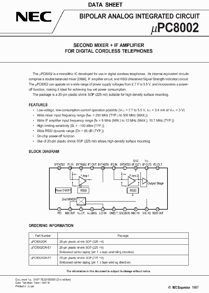 UPC8002_1553212.PDF Datasheet