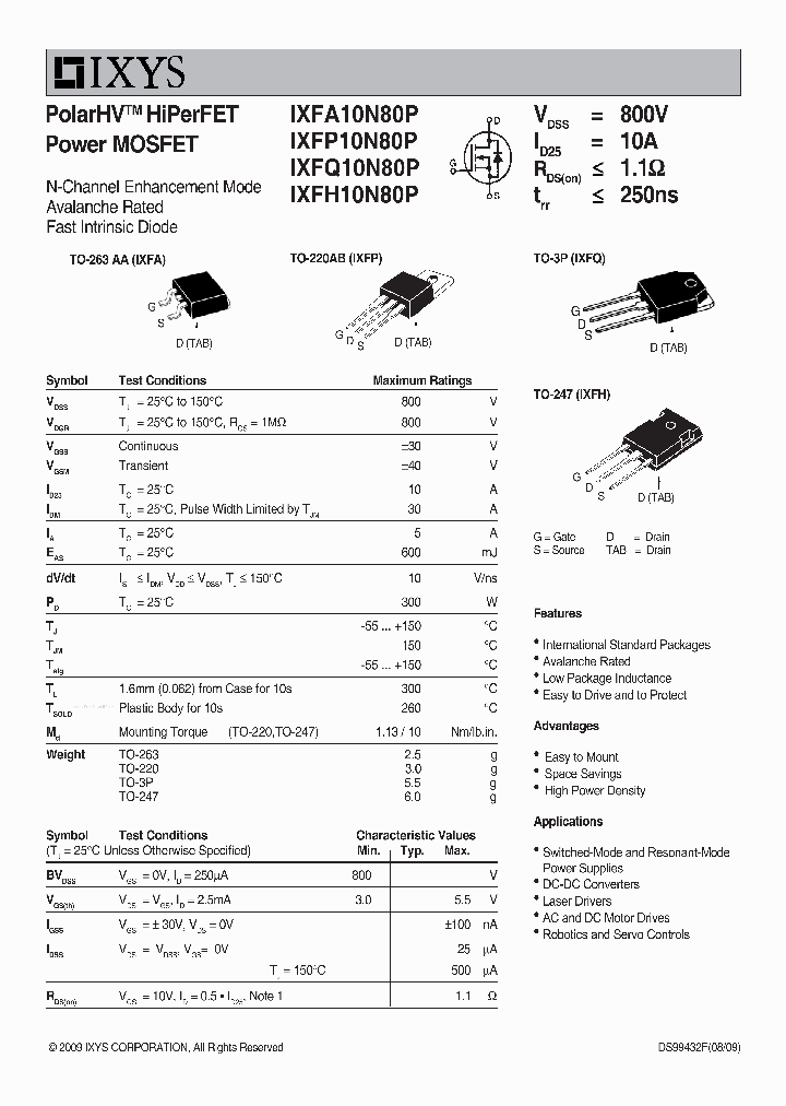 IXFA10N80P_1550836.PDF Datasheet