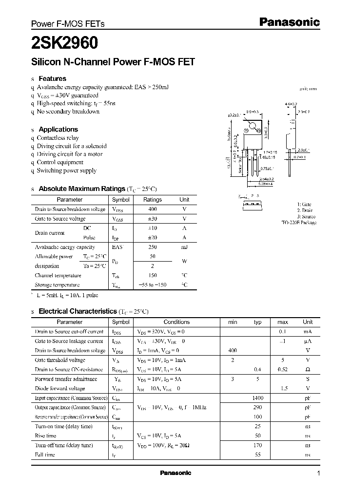 2SK2960_871503.PDF Datasheet