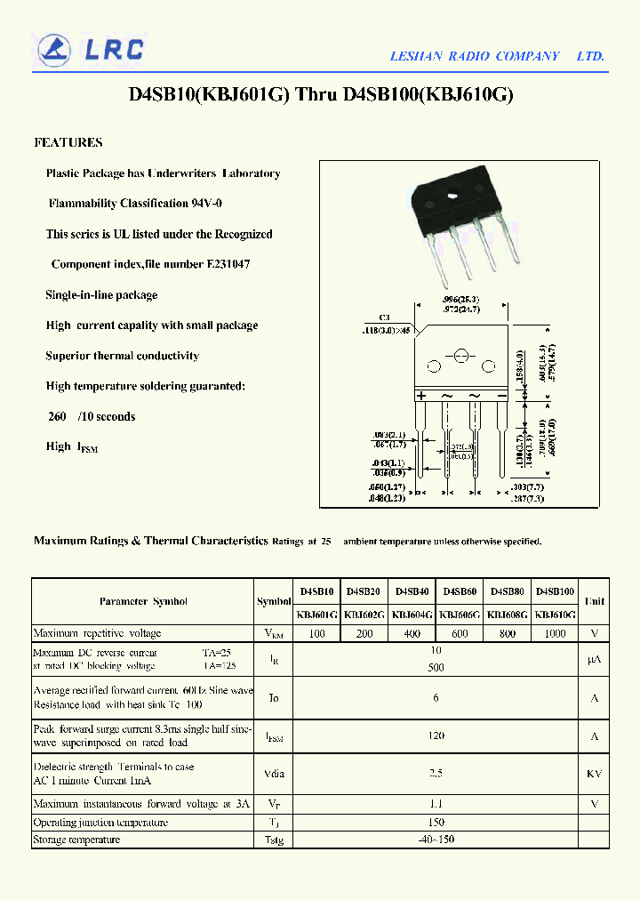 D4SB10_871924.PDF Datasheet