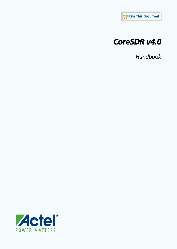 CORESDR-M_871869.PDF Datasheet
