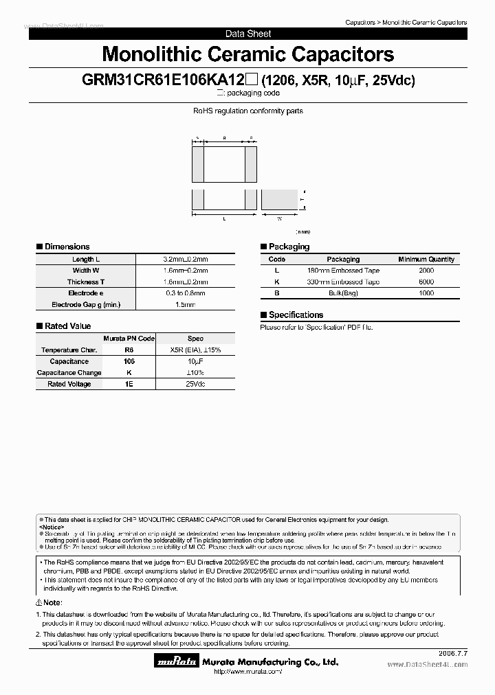 GRM31CR61E106KA12X_1560640.PDF Datasheet