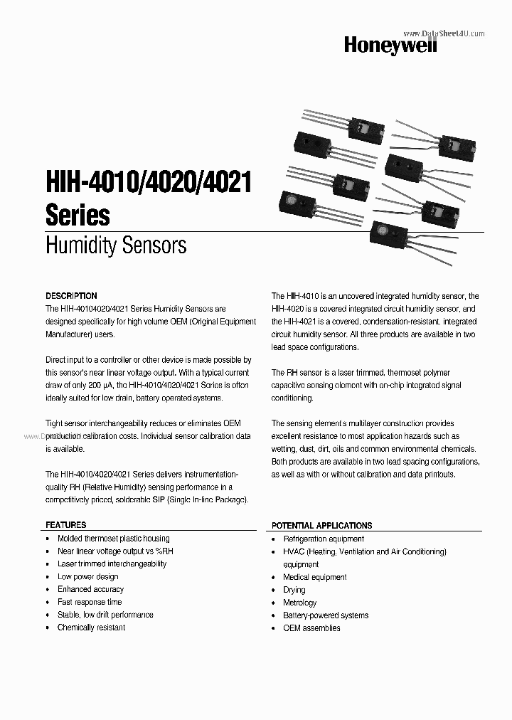 HIH-4010_1559710.PDF Datasheet