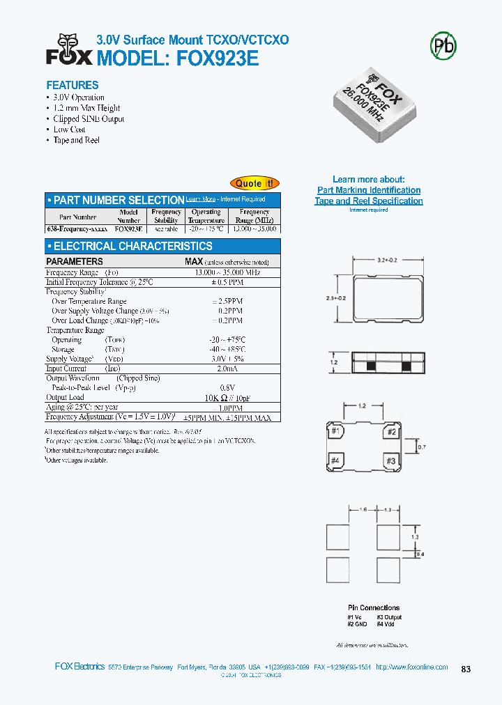 FOX923E-19440MHZ_875038.PDF Datasheet