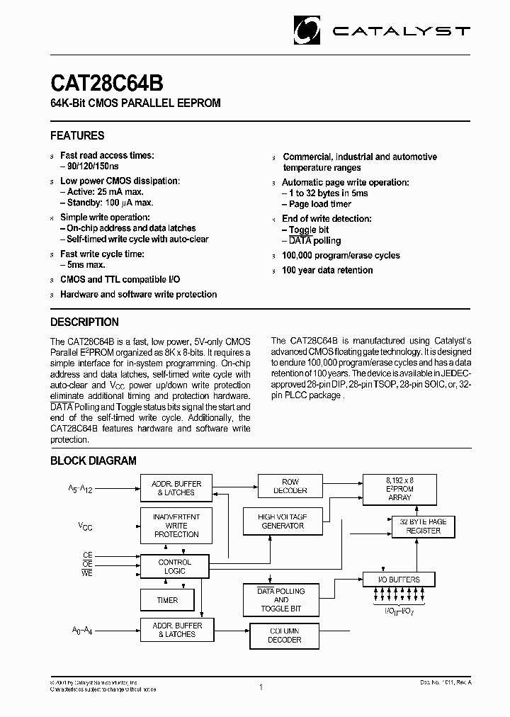 CAT28C64BT13I-90T_875373.PDF Datasheet