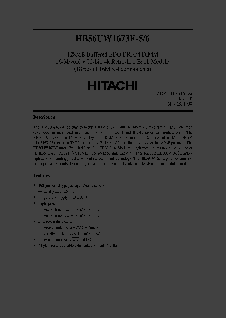HB56UW1673E-6_875186.PDF Datasheet