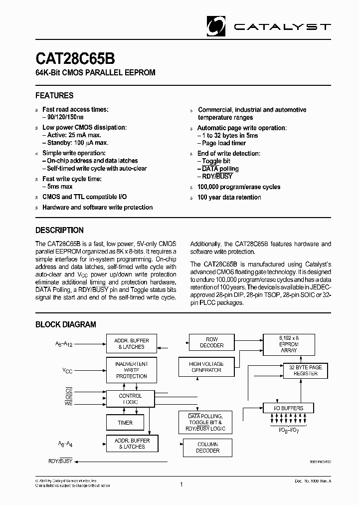 CAT28C65BT13I-90T_875374.PDF Datasheet