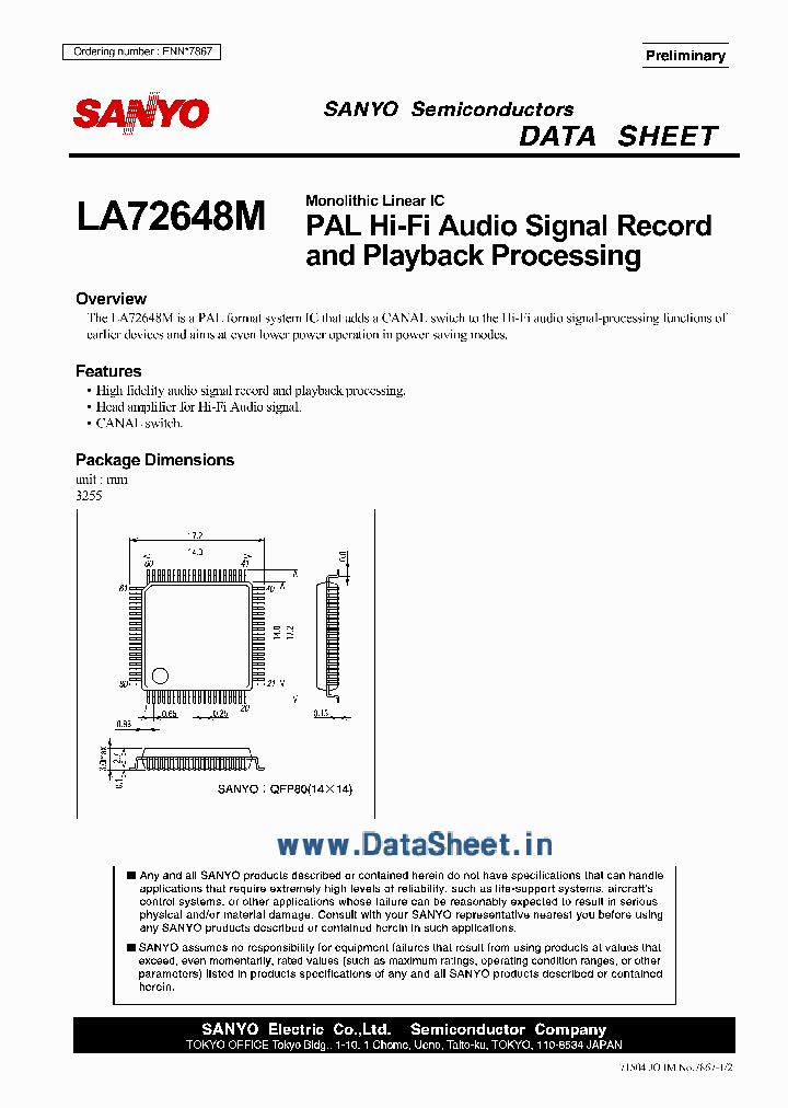 LA72648M_1553604.PDF Datasheet
