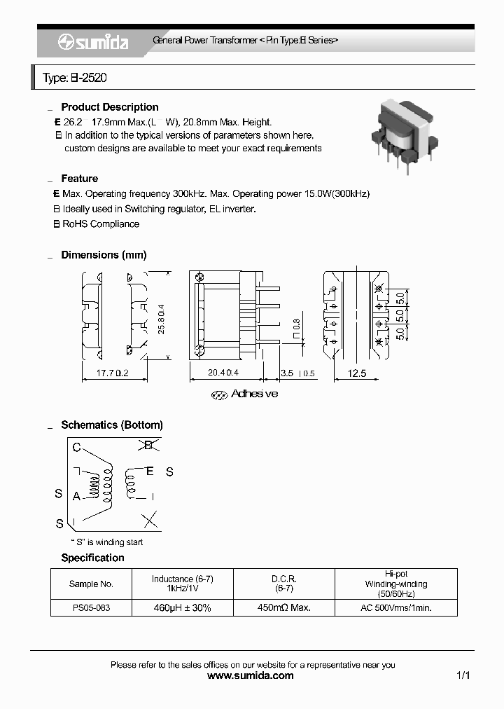 PS05-083_1562687.PDF Datasheet