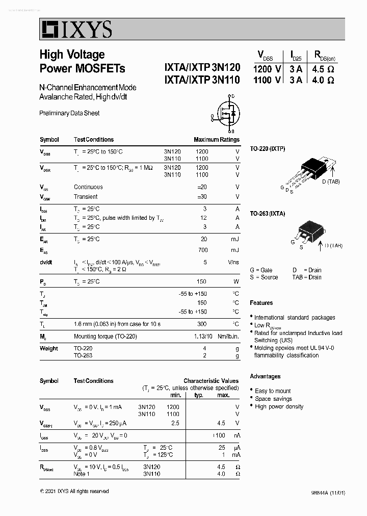 IXTP3N110_1564224.PDF Datasheet