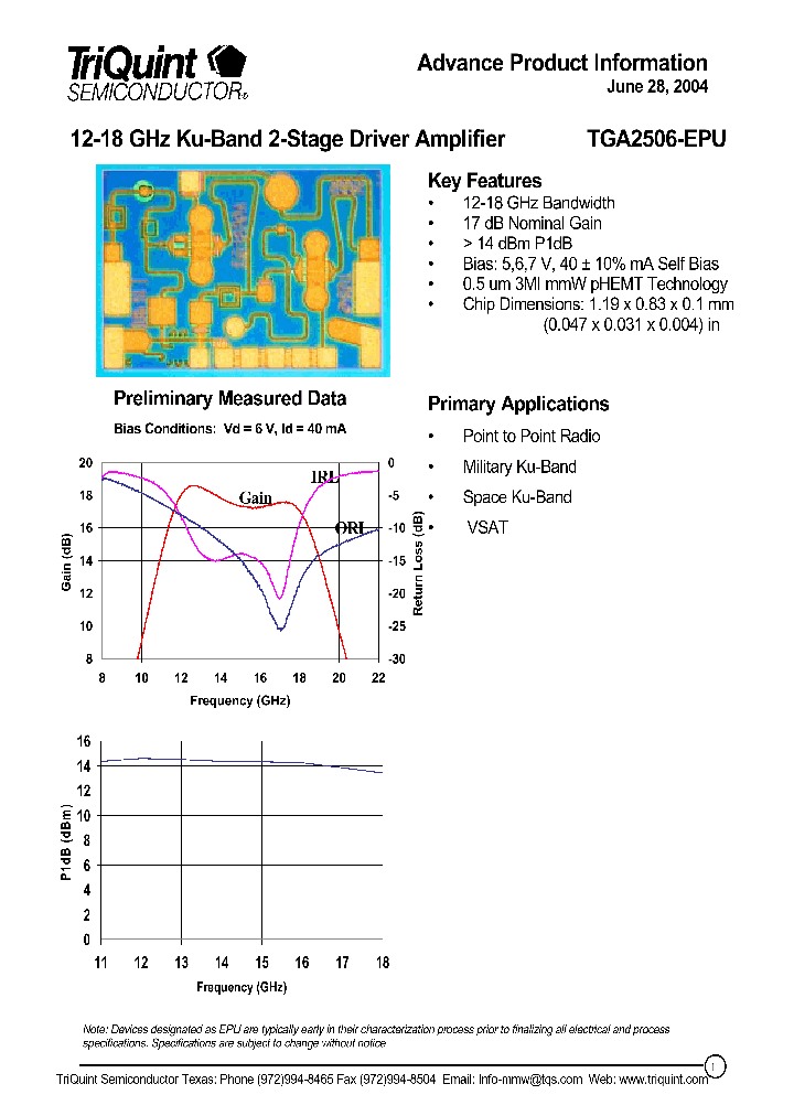 TGA2506-EPU_1564632.PDF Datasheet