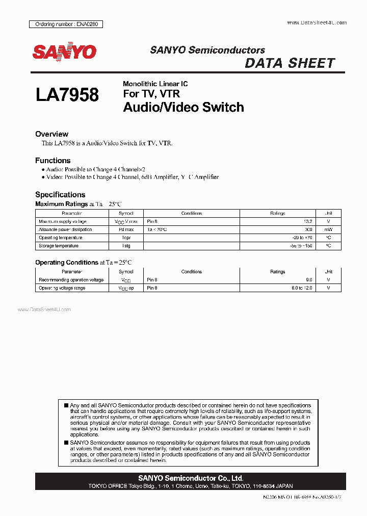 LA7958_1567989.PDF Datasheet