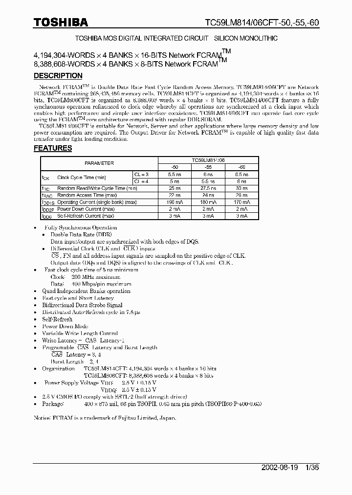 TC59LM814CFT-60_1572102.PDF Datasheet