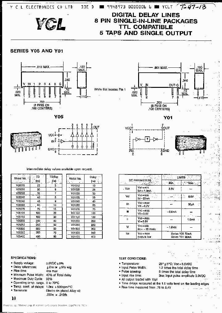 Y01010_880407.PDF Datasheet