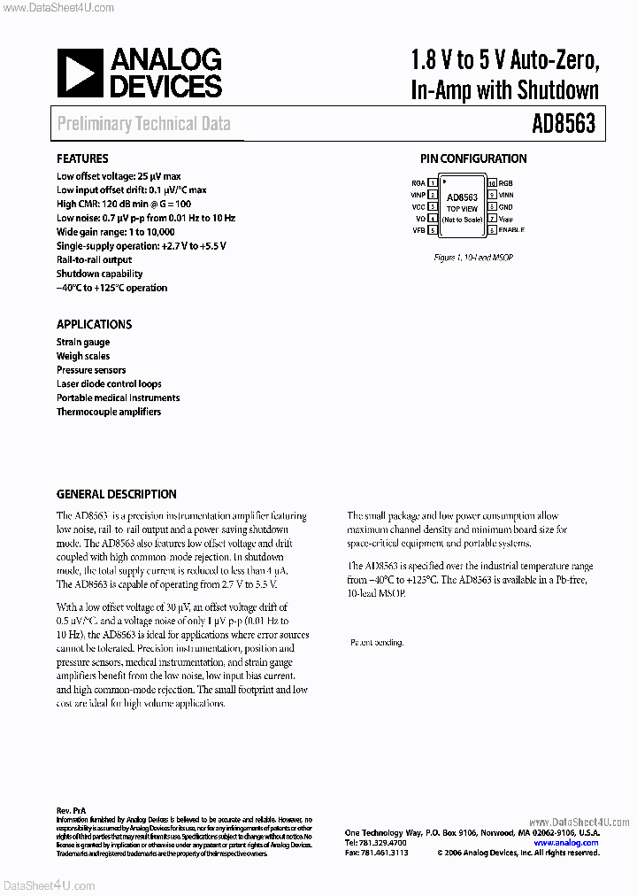 AD8563_1565602.PDF Datasheet
