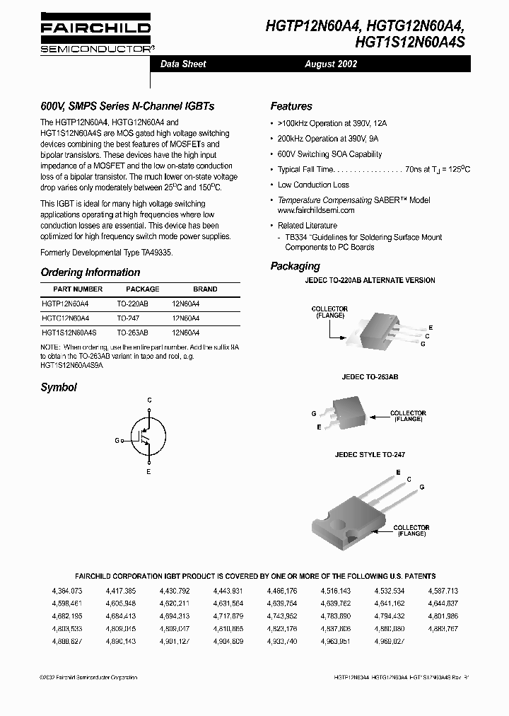 HGT1S12N60A4S_1580099.PDF Datasheet