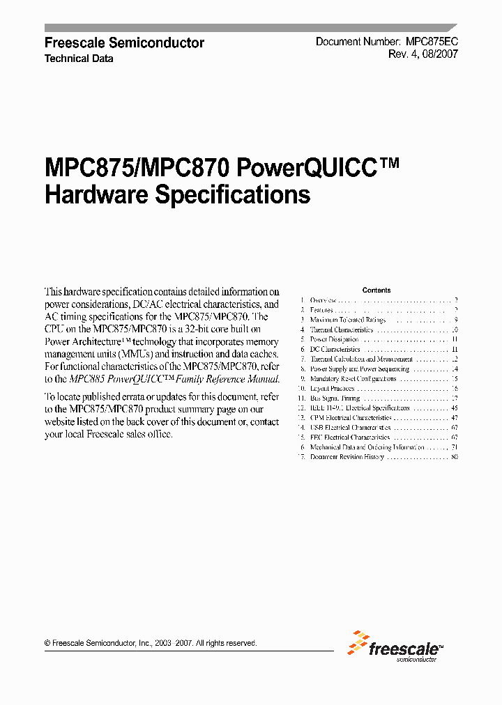 MPC875VR80_880363.PDF Datasheet