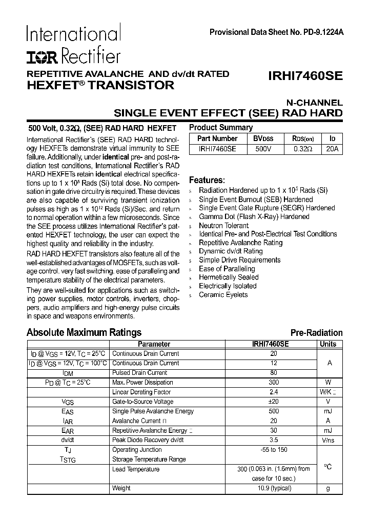 IRHI7460SE_1579174.PDF Datasheet