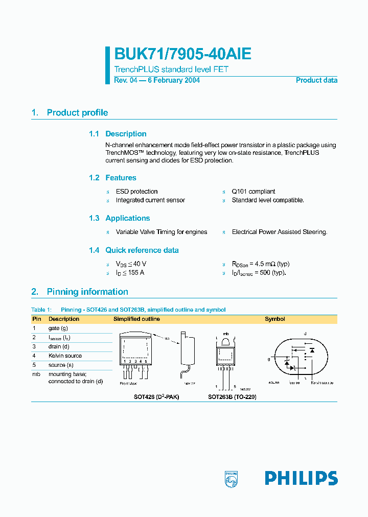 BUK7105-40AIE_1573151.PDF Datasheet