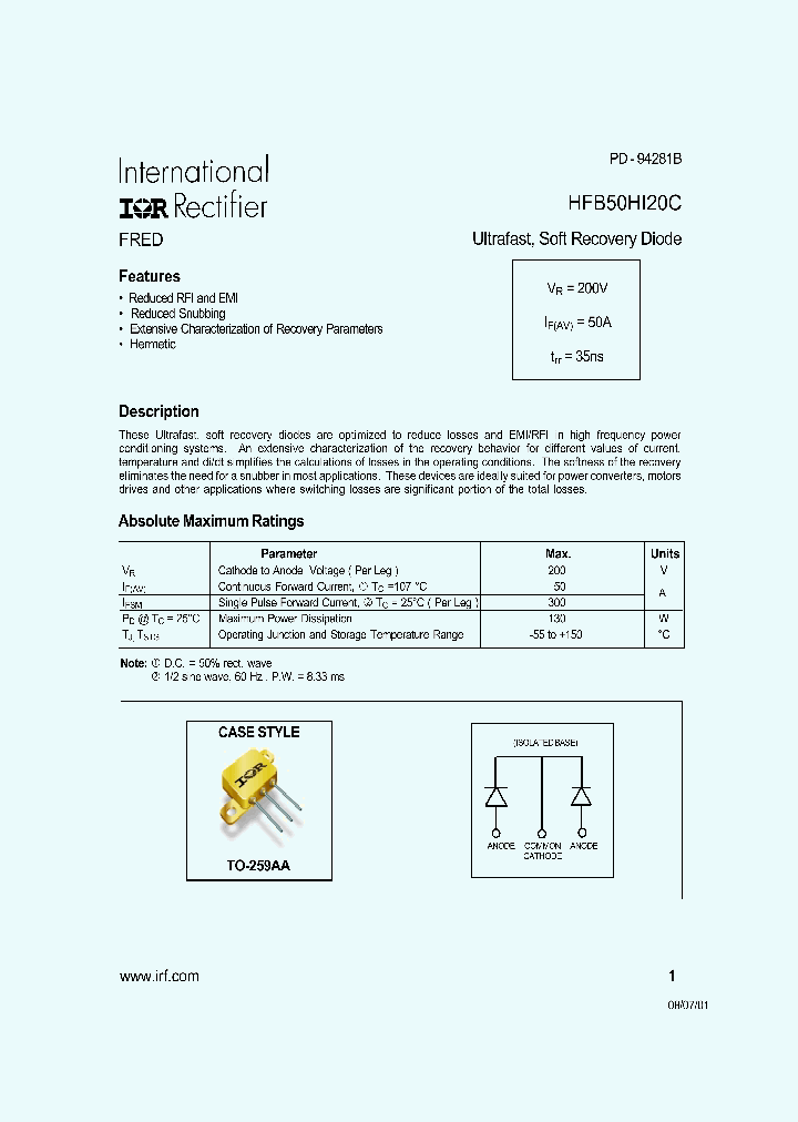 HFB50HI20C_1579166.PDF Datasheet