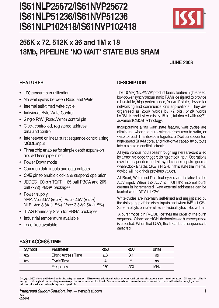 IS61NVP51236-200B3I-TR_875278.PDF Datasheet
