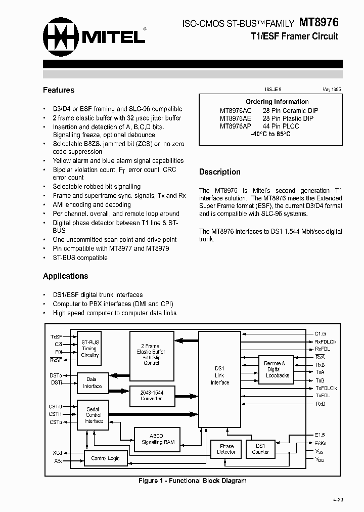 MT8976_883890.PDF Datasheet