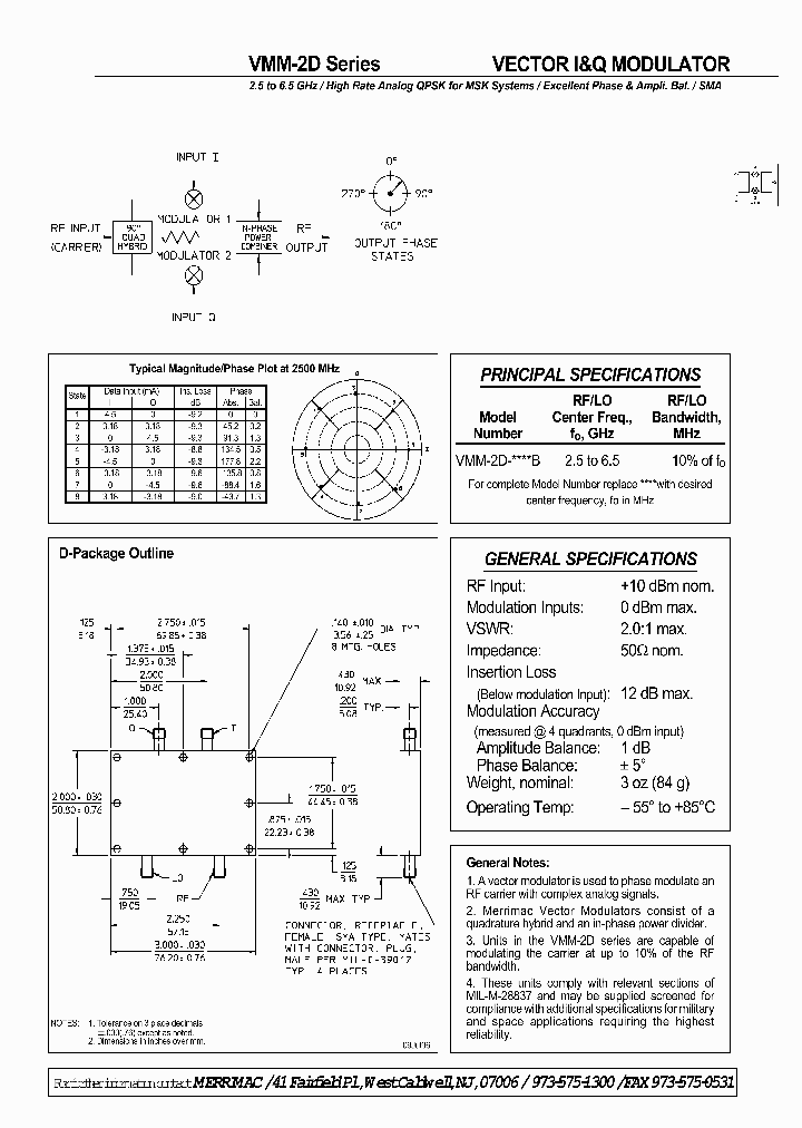 VMM-2D-2500B_882732.PDF Datasheet
