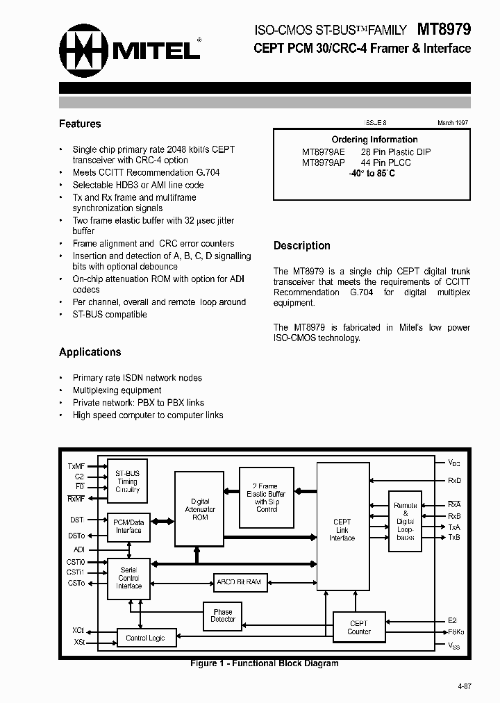 MT8979_883893.PDF Datasheet