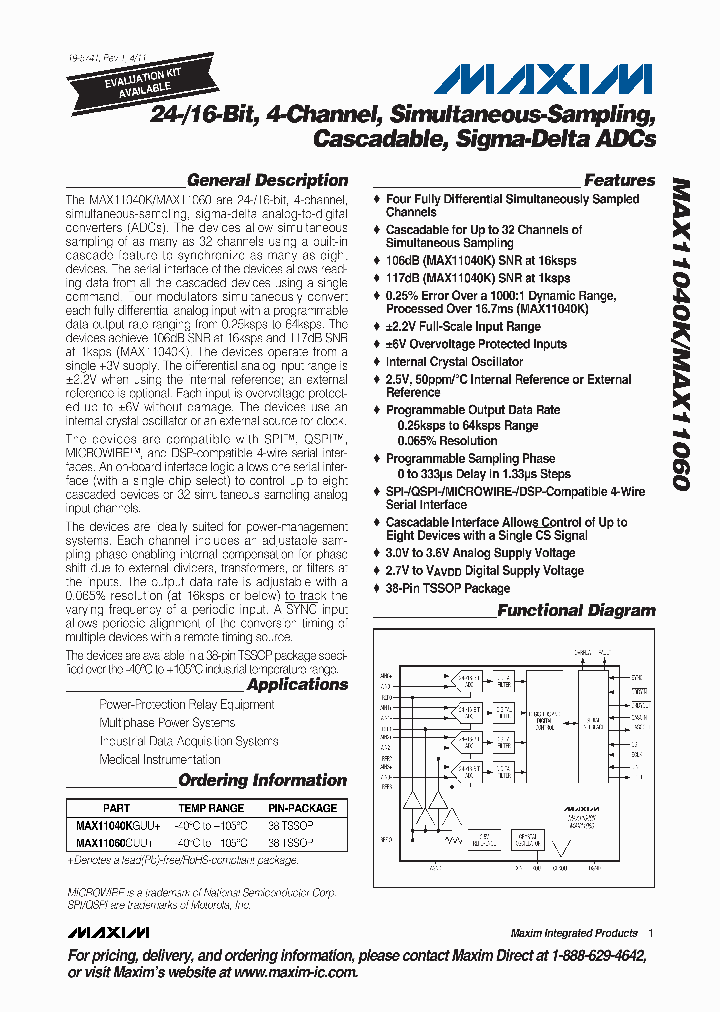 MAX11040KGUU_1583432.PDF Datasheet