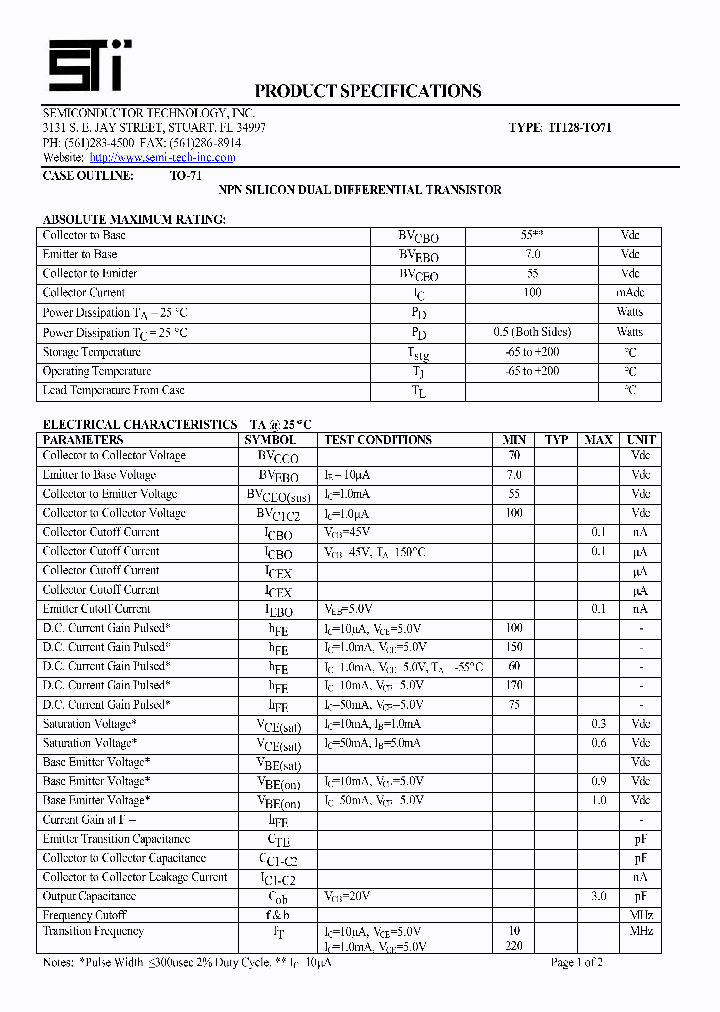 IT128-TO71_886972.PDF Datasheet
