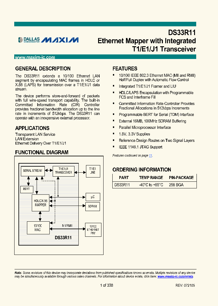 DS33R11_885706.PDF Datasheet