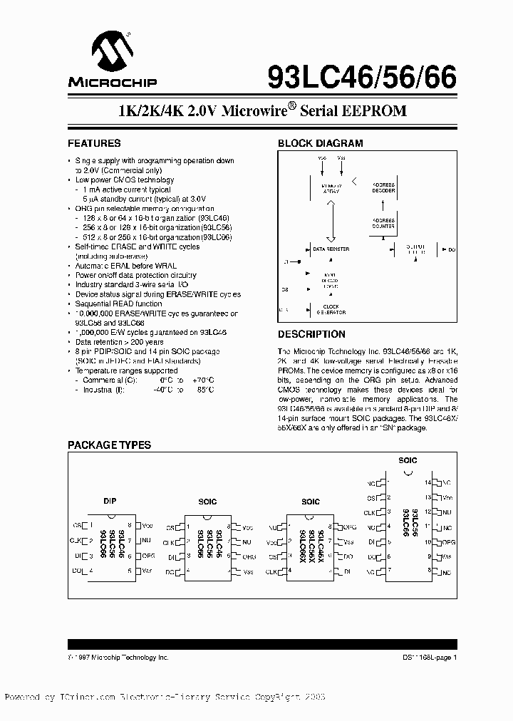 93LC46XSN_886568.PDF Datasheet