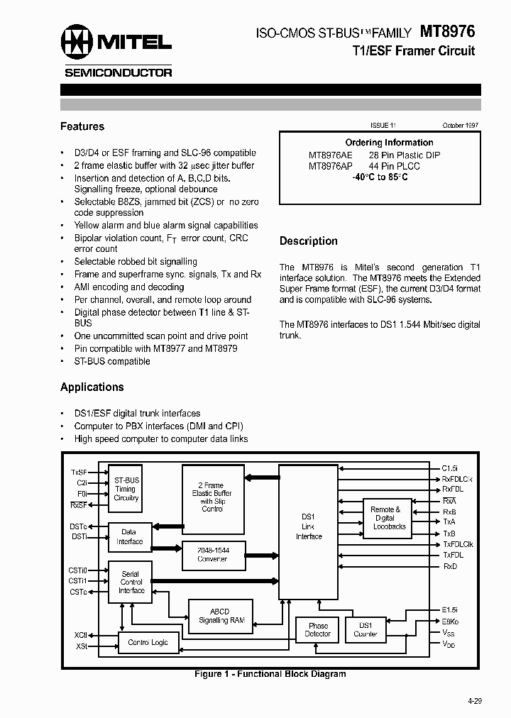 MT8976_883889.PDF Datasheet