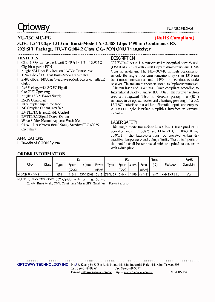 NU-73C94C-PG_887307.PDF Datasheet
