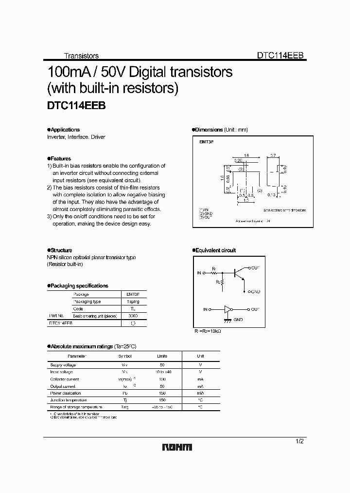 DTC114EEB_1583920.PDF Datasheet