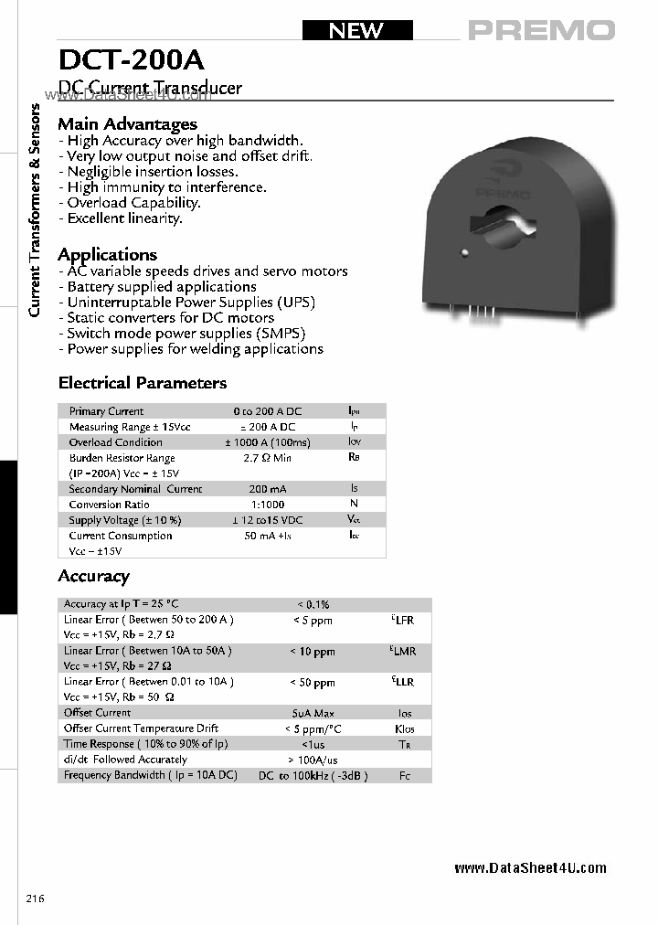 DCT-200A_1575774.PDF Datasheet