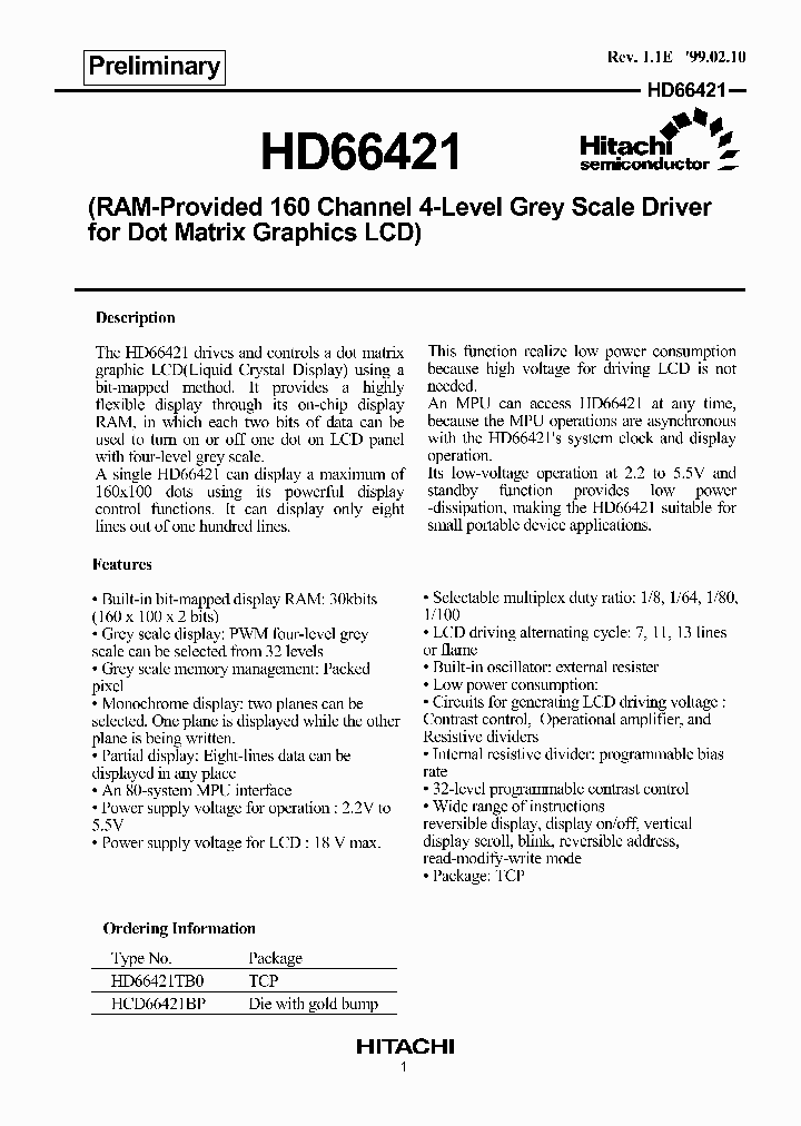 HD66421_888846.PDF Datasheet