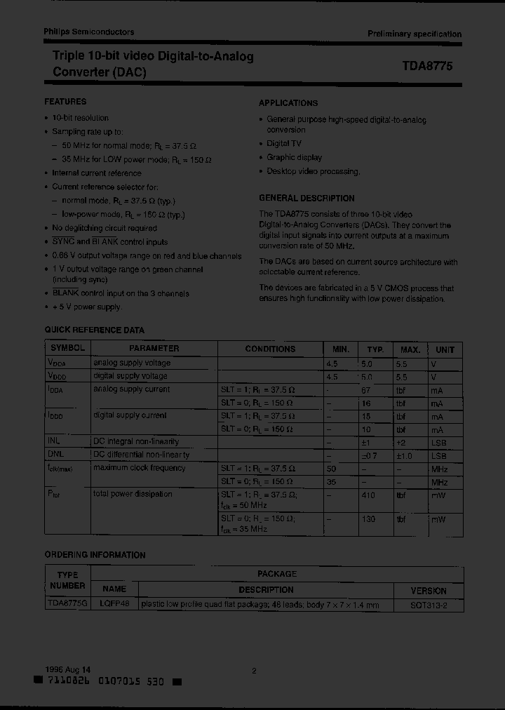 TDA8775GB-S_880400.PDF Datasheet