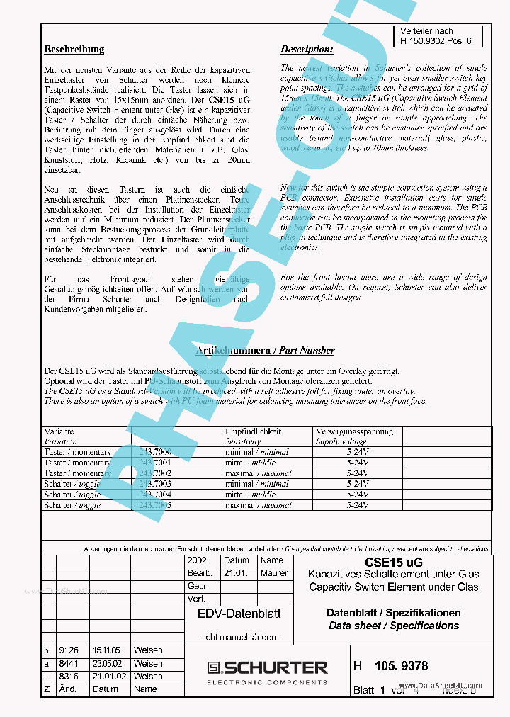 CSE15UG_1573771.PDF Datasheet