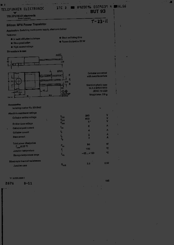 BUT93_888794.PDF Datasheet
