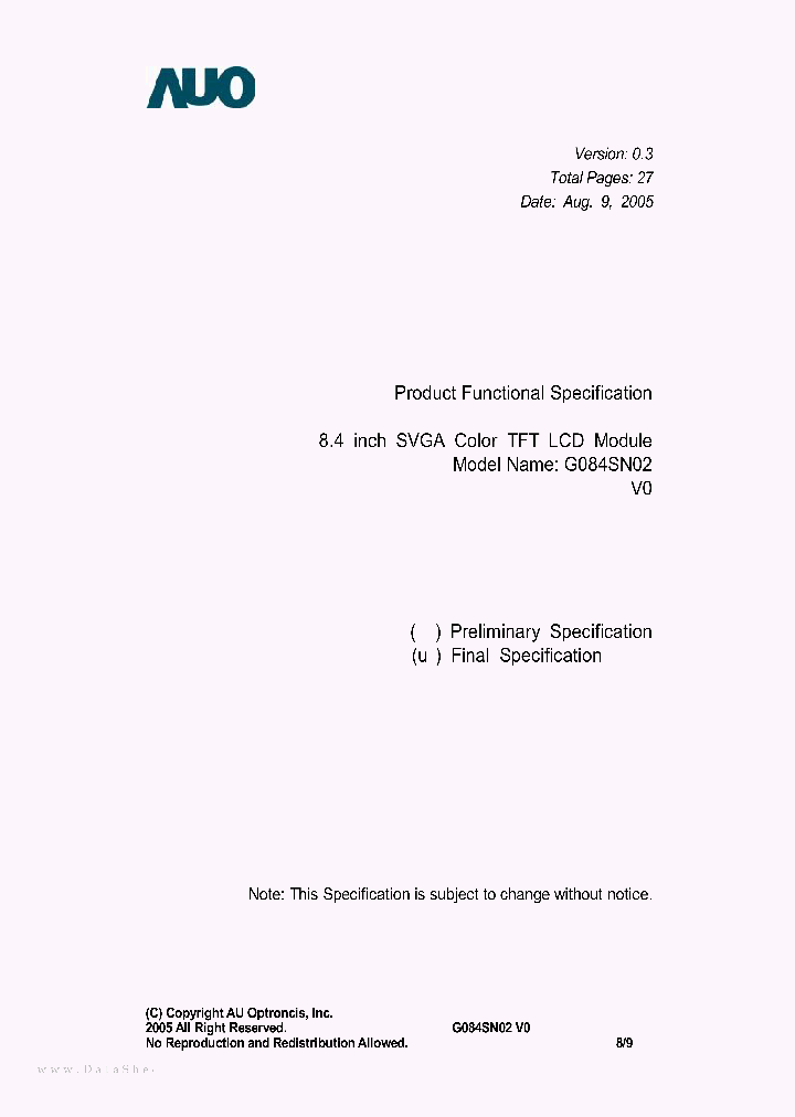 G084SN02-V0_1576342.PDF Datasheet