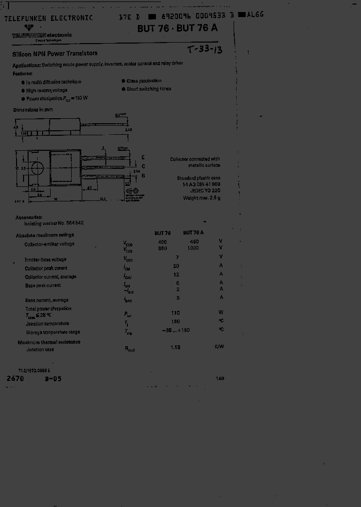 BUT76_888793.PDF Datasheet