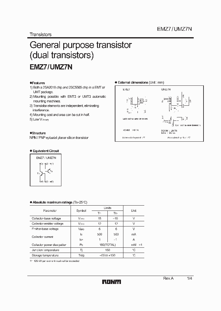 UMZ7NTR_905424.PDF Datasheet
