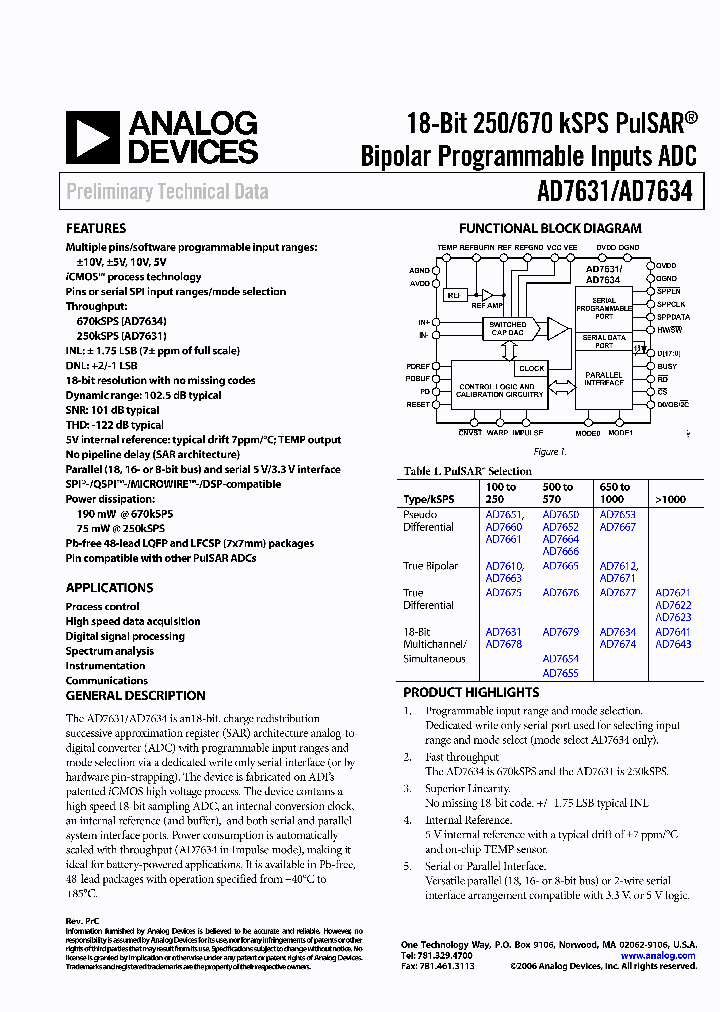 AD7641BCPZRL_908071.PDF Datasheet