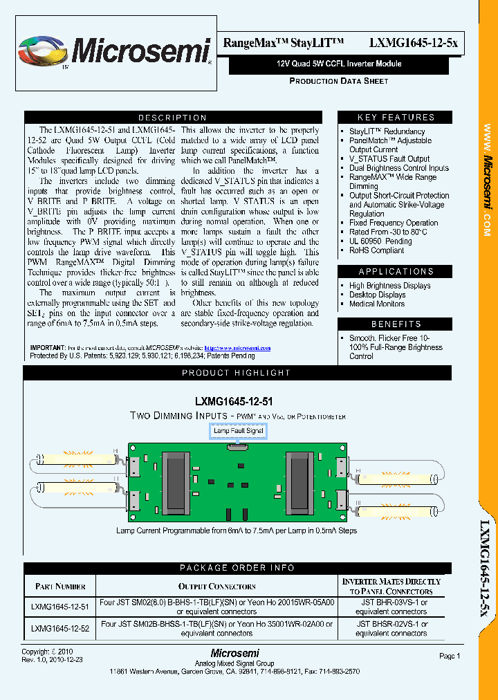 LXMG1645-12-5X_1586846.PDF Datasheet