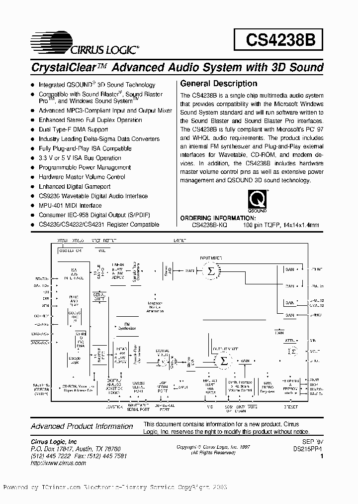CS4238B_880717.PDF Datasheet