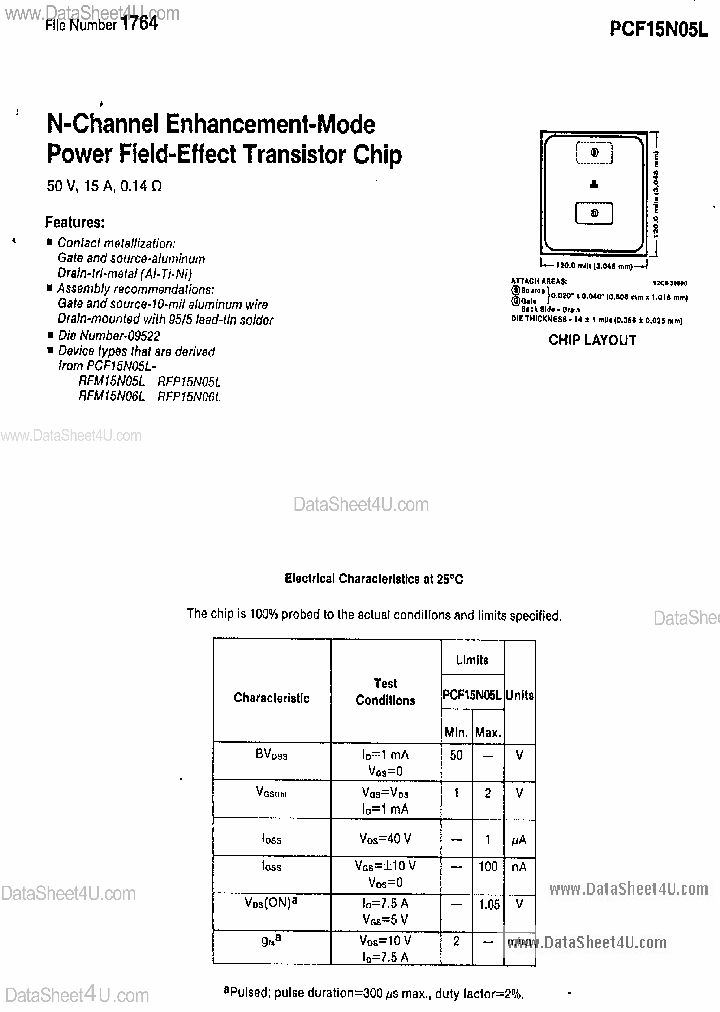 F15N05L_1576906.PDF Datasheet